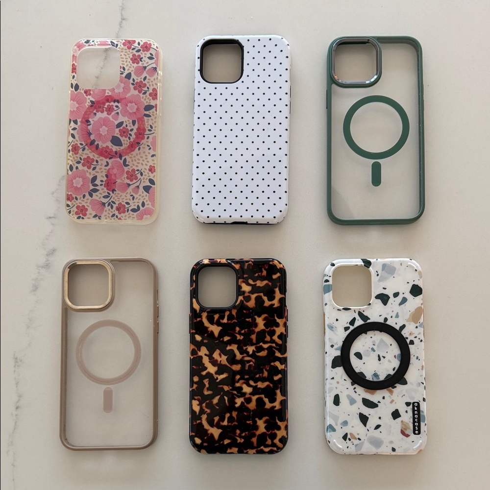 IPhone 12 Pro Max Case Set - Floral, Polka Dot, and More